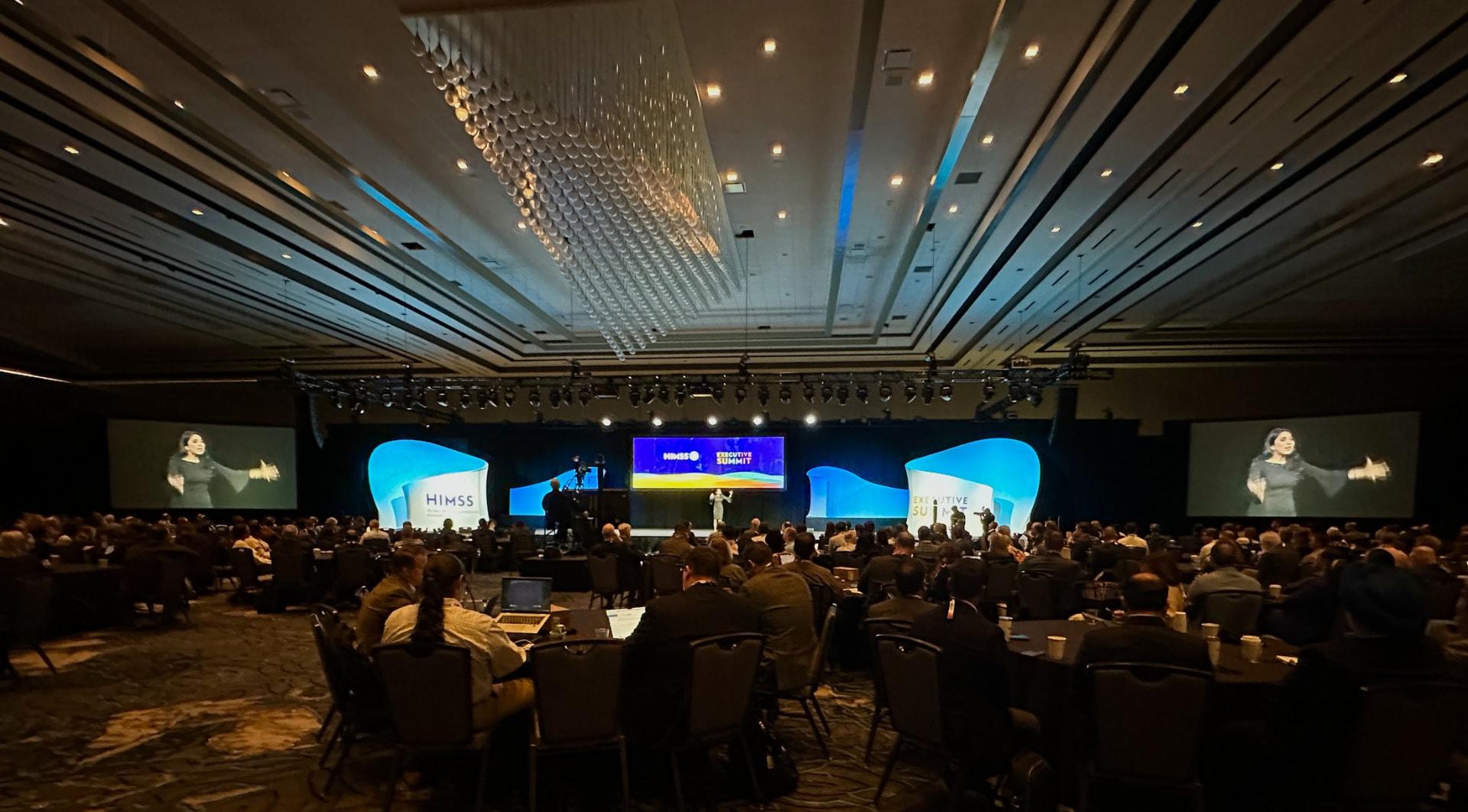 Henna Pryor keynoting on the mainstage at a major industry summit